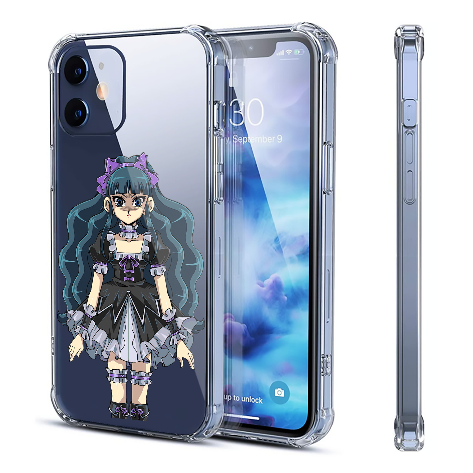 （画像用） 遊☆戯☆王 Yu-Gi-Oh! 【iPhone 12シリーズ対応】透明スマホケース（クリアソフトケース）